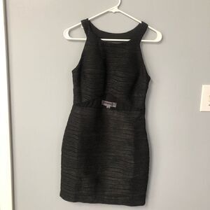 hailey logan by adrianna papel size medium black and silver glittery metallic sh